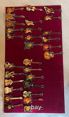 Hard Rock Cafe 29 Assorted Guitar pins, Various Mexican locations