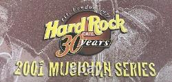 Hard Rock Cafe 30 Years 2001 Musician Series Salt Lake 12 Pin Set/ Wooden Frame