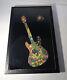 Hard Rock Café 30th Anniversary 14 Pin Set In Guitar Shape With Guitar Pick