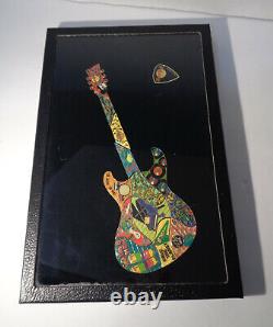 Hard Rock Café 30th Anniversary 14 Pin Set in Guitar Shape with Guitar Pick