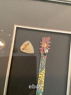 Hard Rock Cafe 30th Anniversary Guitar And Pick Puzzle Pin Set (Framed 289/500)