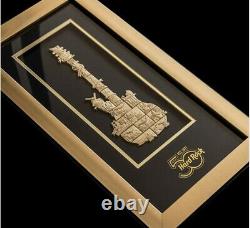 Hard Rock Cafe, 50th Anniversary Guitar Puzzle Framed Pin Set