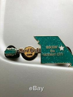 Hard Rock Cafe 6 pin Midwest Puzzle Set Chicago St. Louis Indy Detroit Cleveland
