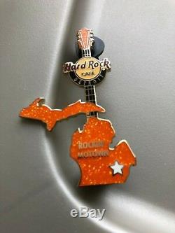 Hard Rock Cafe 6 pin Midwest Puzzle Set Chicago St. Louis Indy Detroit Cleveland