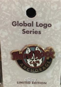 Hard Rock Cafe ANCHORAGE 2018 Global HRC LOGO Series PIN withCard City Theme Last1