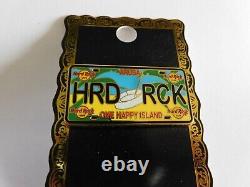 Hard Rock Cafe ARUBA License Plate One Happy Island HRC Series Pin on card
