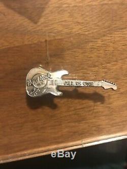 Hard Rock Cafe All Is One Guitar Staff Pin