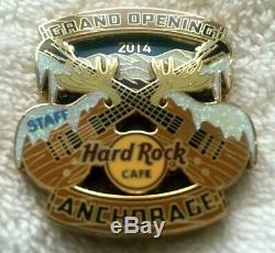 Hard Rock Cafe Anchorage 2014 Grand Opening Staff Pin Le 200 #79239