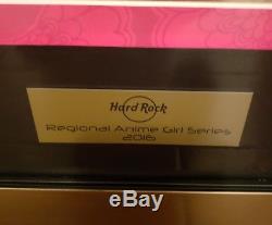 Hard Rock Cafe Anime Girl Series Pin Framed Set LE 22