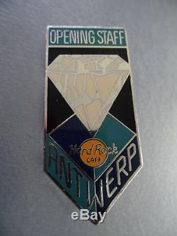 Hard Rock Cafe Antwerp 1995 Grand Opening Diamond Staff Member Pin # 12067