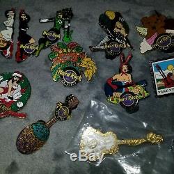 Hard Rock Cafe Assorted 13 Pin Lot 1 of 100 Limited Edition RARE opening day pin