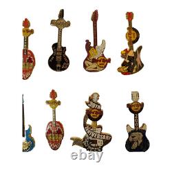 Hard Rock Cafe Assorted Guitars Pins 18 TOTAL