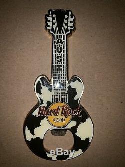 Hard Rock Cafe Austin Texas Guitar Bottle Opener Magnet