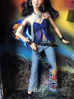 Hard Rock Cafe Barbie Doll 2005 Denim Jeans Pin J0963 Collector Brunette Mattel