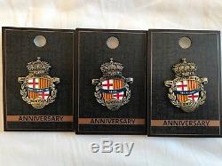 Hard Rock Cafe Barcelona 20th Anniversary Set 2017 Staff Pincollector Retail