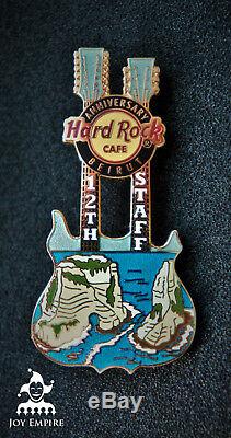 Hard Rock Cafe Beirut Lebanon 12th Anniversary Staff Pin 2008 LE75