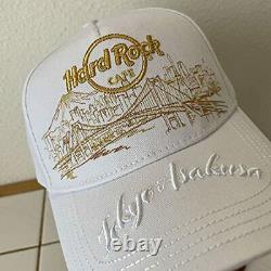 Hard Rock Cafe Cap White Gold Embroidery Hardrockcafe Agravure Idol Book From Jp