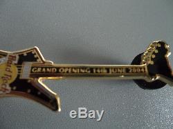 Hard Rock Cafe Catania Sicily 2004 Grand Opening Party HRC Guitar Pin LE100