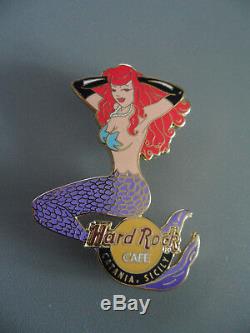 Hard Rock Cafe Catania Sicily 2005 Sexy Red Head Mermaid HRC Pin (RARE)