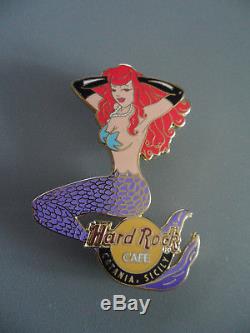 Hard Rock Cafe Catania Sicily 2005 Sexy Red Head Mermaid HRC Pin (RARE)