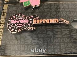 Hard Rock Cafe Cherry Blossom Pin 2023 Set Roppongi Yokohama Osaka Badge Limited