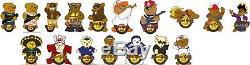 Hard Rock Cafe City Bear Series 117 Pins Complete