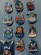 Hard Rock Cafe Core City Icon Series Lot Of 12 Pins With Case And 7 Add Backs