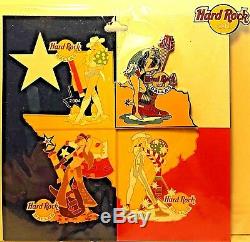 Hard Rock Cafe Dallas Four Seasons Puzzle Complete Set of Four 2004 Pins New LE