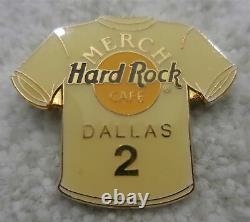 Hard Rock Cafe Dallas Staff MERCH #2 Tee Shirt'89 Pin