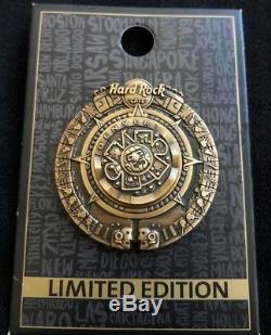Hard Rock Cafe Denver 3d Maya Aztec Calendar pin Rare #64968