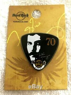 Hard Rock Cafe Dubai 2016 Freddie Mercury 70th Birthday Guitar Pick Pin Le 200