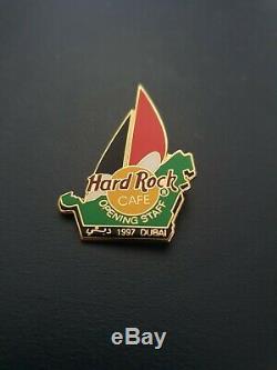 Hard Rock Cafe Dubai Grand Opening Staff Pin. Rare And In Hand. Dont miss out
