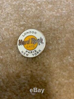 Hard Rock Cafe Early 90s Staff Manager Award Pin London Paris New York RARE Find