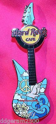 Hard Rock Cafe FIJI Peace Guitar Series RARE ORIGINAL NIB