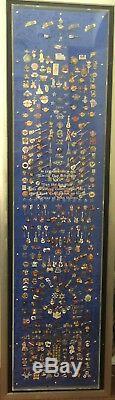 Hard Rock Cafe Framed 350 PINS Collection Grand Opening Staff GO OS STAFF Unique
