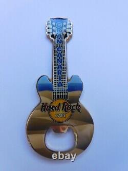 Hard Rock Cafe GRAN CANARIA Sand Dune Guitar with Logo Magnet Bottle Opener