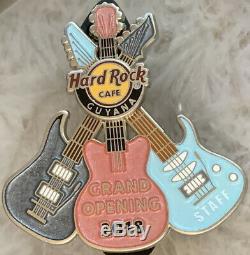 Hard Rock Cafe GUYANA 2019 GRAND OPENING STAFF PIN Guitars Logo Spinner #504394
