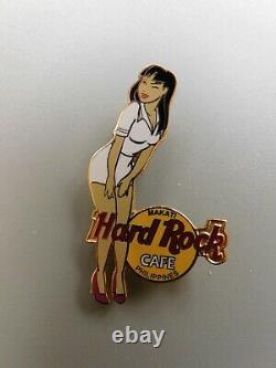 Hard Rock Cafe Girl of Rock GOR 1 Waitress White Uniform Pin MAKATI PHILIPPINES