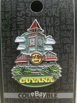Hard Rock Cafe Guyana Core City Icon Series Pin Rare