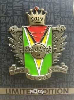 Hard Rock Cafe Guyana Grand Opening Pin Rare