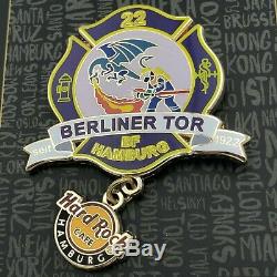 Hard Rock Cafe HAMBURG Fire Department 4 Pins Series COMPLETE Sold Out