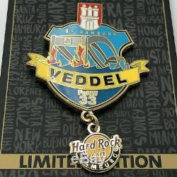Hard Rock Cafe HAMBURG Fire Department 4 Pins Series COMPLETE Sold Out