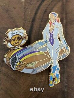 Hard Rock Cafe HRC 2006 New York Decade Girls withCars 7 Pins LE 500 Rare & HTF
