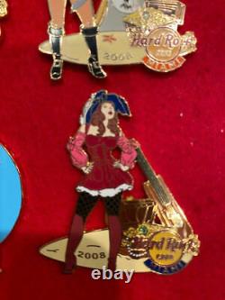 Hard Rock Cafe HRC 2008 Miami Pirate Babes Monthly Birthstone Girls LE 300 12 pc