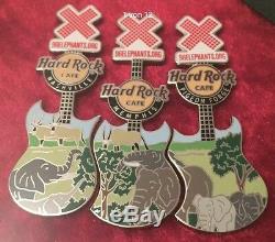 Hard Rock Cafe HRC AZA Elephant Lapel Pin Set Complete Series Elefanten 43 Pins