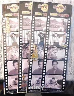Hard Rock Cafe HRI Elvis in Film'02 set of 4 Pins