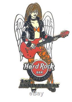 Hard Rock Cafe HYDERABAD BAR 1st Anniversary Girl pin 75 made CLOSED