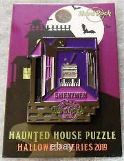 Hard Rock Cafe Halloween Series Haunted House Puzzle Complete 5 Pin Set