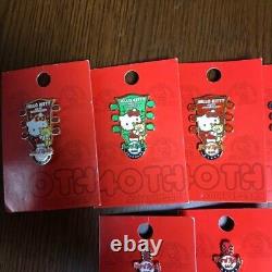 Hard Rock Cafe Hello Kitty 40th Anniversary pin badge 9 Set from Japan Unused