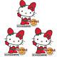 Hard Rock Cafe Hello Kitty Ichigoman Logo Pin Badge Osaka Tokyo Yokohama Set